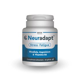 Neuradapt – Rhodiola, Magnésium et Vitamine B6 contre stress et fatigue
