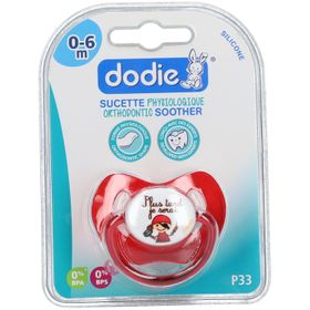 dodie® Sucette Physiologique silicone 0 à 6 mois (Couleur non sélectionnable)