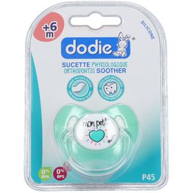 dodie® Sucette physiologique silicone avec anneau (Couleur non sélectionnable)