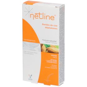 Netline® Bandes de cire dépilatoires Visage