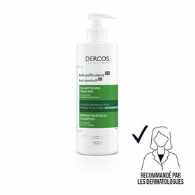 VICHY Dercos Technique Antipelliculaire DS Shampooing traitant pellicules & démangeaisons cheveux normaux à gras 400ml