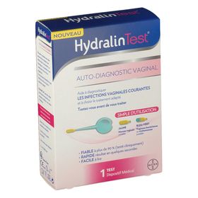 HydralinTest® Test d'auto-diagnostic vaginal 1 test