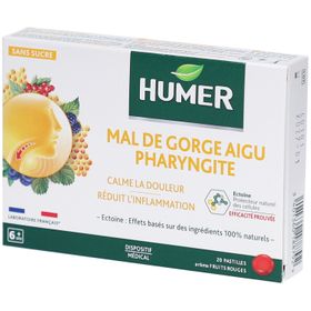 HUMER PHARYNGITE Mal de gorge Aigu
