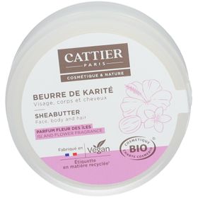 Cattier Beurre de Karité Fleur des Îles