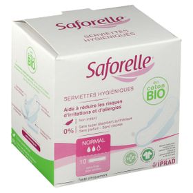 Saforelle® Coton Protect Serviettes Hygiéniques