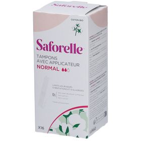 Saforelle® Tampon avec applicateur Coton BIO