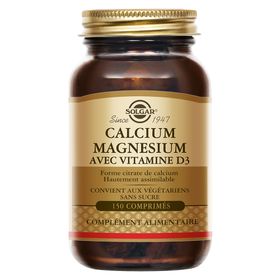 SOLGAR Calcium Magnésium Vitamine D3 - Santé des Os