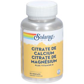 Solaray Citrate de Calcium et de Magnésium avec Vitamine D