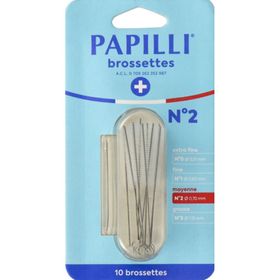 Papilli Brossette, Brossette interdentaire, n° 2, moyenne, bt 10