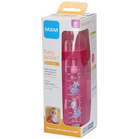 MAM Easy Active™ Biberon 2ème âge 330 ml rose (Couleur non selectionnable)