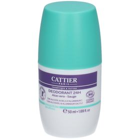 Cattier Déodorant Roll-On 24h