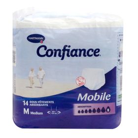 Confiance Mobile Sous-vêtements absorbants Absorption 8 Taille M