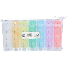 Estipharm Pilulier hebdomadaire rectangulaire 1 semaine