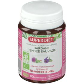 SUPERDIET Bardane Pensée sauvage Bio Beauté de la peau