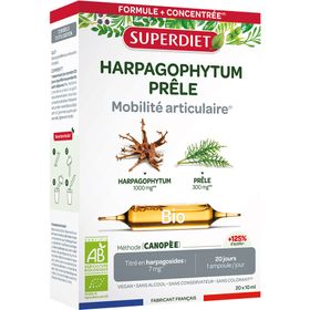 PRÊLE - HARPAGOPHYTUM BIO - 20 ampoules de 15ml