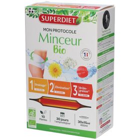 PROTOCOLE MINCEUR BIO - 30 ampoules de 15ml