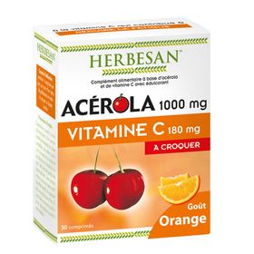 Herbesan® Acérola Vitamine C – Goût Orange