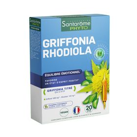 Santarome Bio Griffonia Rhodiola 3 Bourgeons Bio et Frais