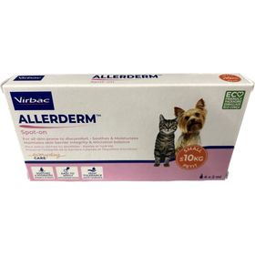 Allerderm® Spot on pour les chats et les petits chiens moins de 10 kg