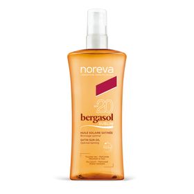 noreva bergasol Huile solaire satinée SPF20