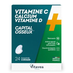 Nutrisanté CAPITAL OSSEUX Vitamine C, Calcium, Vitamine D