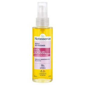 Natessance Huile de Massage Relaxante Éveil des Sens