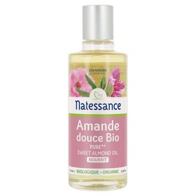 Natessance Huile d’Amande Douce Bio Peaux Sensibles Visage et Corps