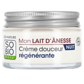 SO BIO ETIC Mon Lait d'Ânesse Crème Douceur Régénérante Nuit