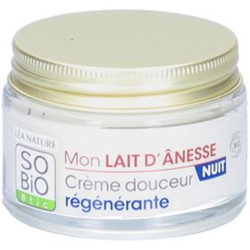 SO BIO ETIC Mon Lait d'Ânesse Crème Douceur Régénérante Nuit