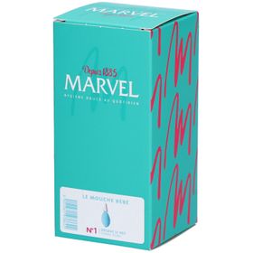 MARVEL - Mouche-bébé par aspiration, poire souple avec embout nasal
