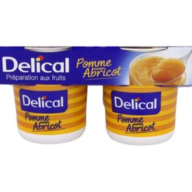 Délical Nutra'Pote pomme abricot dessert hyperprotéiné