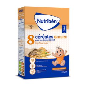 Nutribén® 8 Céréales et miel biscuité