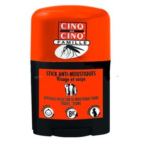 Stick Famille Anti-Moustiques  - Format Voyage Cinq sur Cinq