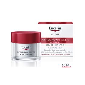 Eucerin® HYALURON FILLER + VOLUME LIFT Soin de Jour Peau Normale à Mixte SPF15 50ml