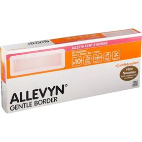 ALLEVYN GENTLE BORDER - Pansement hydrocellulaire absorption importante 10 x 30 cm