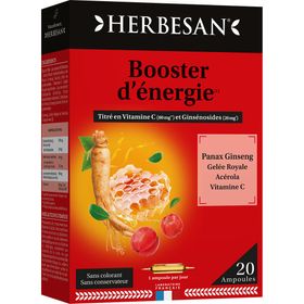 Herbesan Ginseng Gelée Royale Vitamine C Acérola Ampoule