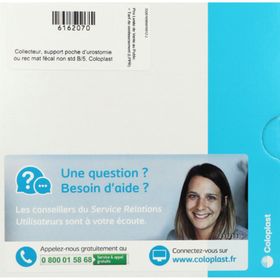 SENSURA MIO CLICK SUPPORT CONVEX FIT - Support porte-poche semi-convexe, système 2 pièces.