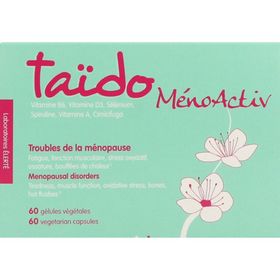 Taïdo Ménoactiv, Gélule, complément alimentaire pour la ménopause, bt 60