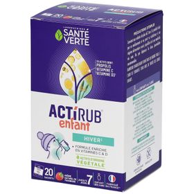 Santé Verte ACTIRUB® Sachets Enfant Goût Framboise