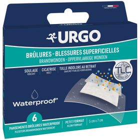 URGO Brûlures - Blessures Superficielles Pansements Waterproof