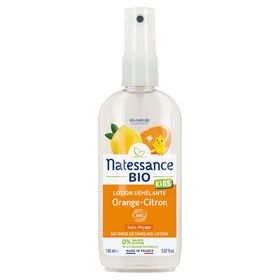 Natessance Kids Démêlant Sans Rinçage Bio Orange Citron