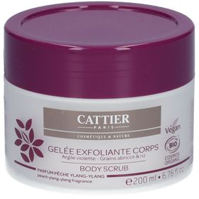 CATTIER Gelée Exfoliante Corps Parfum Pêche Ylang-Ylang