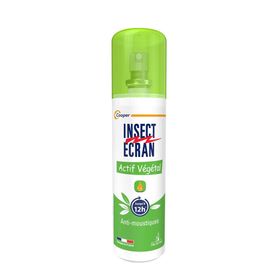 INSECT ECRAN - Spray Anti-Moustiques - Protection contre les piqûres de moustiques & tiques - Peau - Actif d'origine végétale - Fabriqué en France - 100 ml