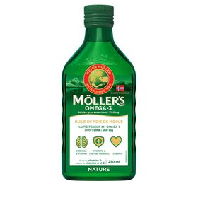 Möller's Omega 3 Huile de Foie de Morue Sans Arôme