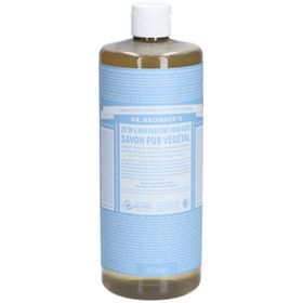 DR.BRONNER'S Savon Pur Végétal liquide 18-en-1 non parfumé pour bébé