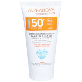 Alphanova CRÈME SOLAIRE CERTIFIÉE BIO HYPOALLERGÉNIQUE VISAGE SPF 50+