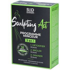 S.I.D Nutrition Sculpting Act Programme Minceur 3 en 1