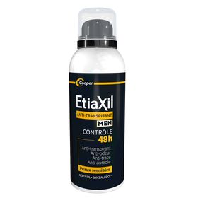 ETIAXIL Déodorant Homme Anti-transpirant Contrôle 48h - Aerosol 150ml