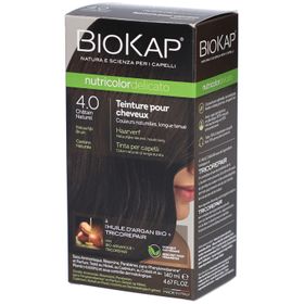 Biokap Nutricolordelicato Teinture Pour Cheveux 4.0 Châtain Naturel