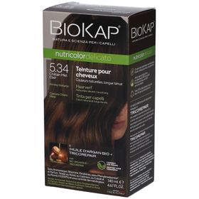 Biokap Nutricolordelicato Teinture Pour Cheveux 5.34 Châtain Miel Clair